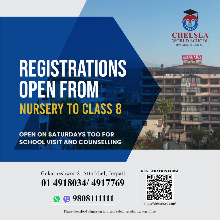 Registrations Open From Nursery to Class 8