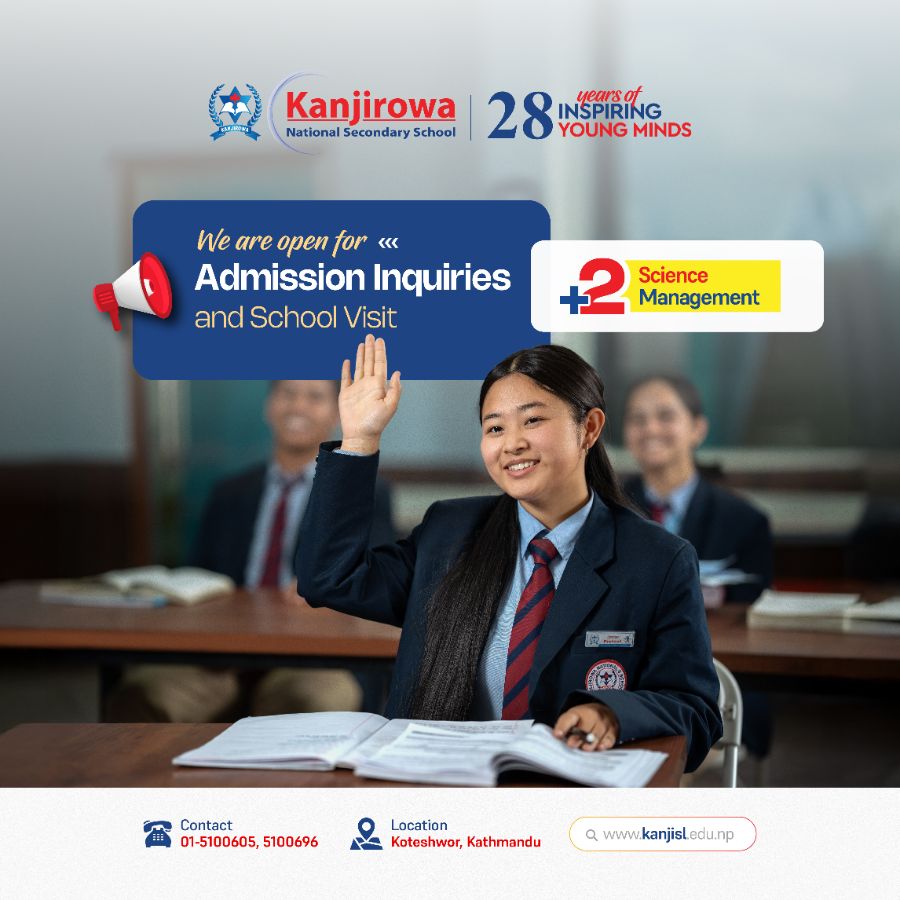 ADMISSION OPEN FOR PLUS 2