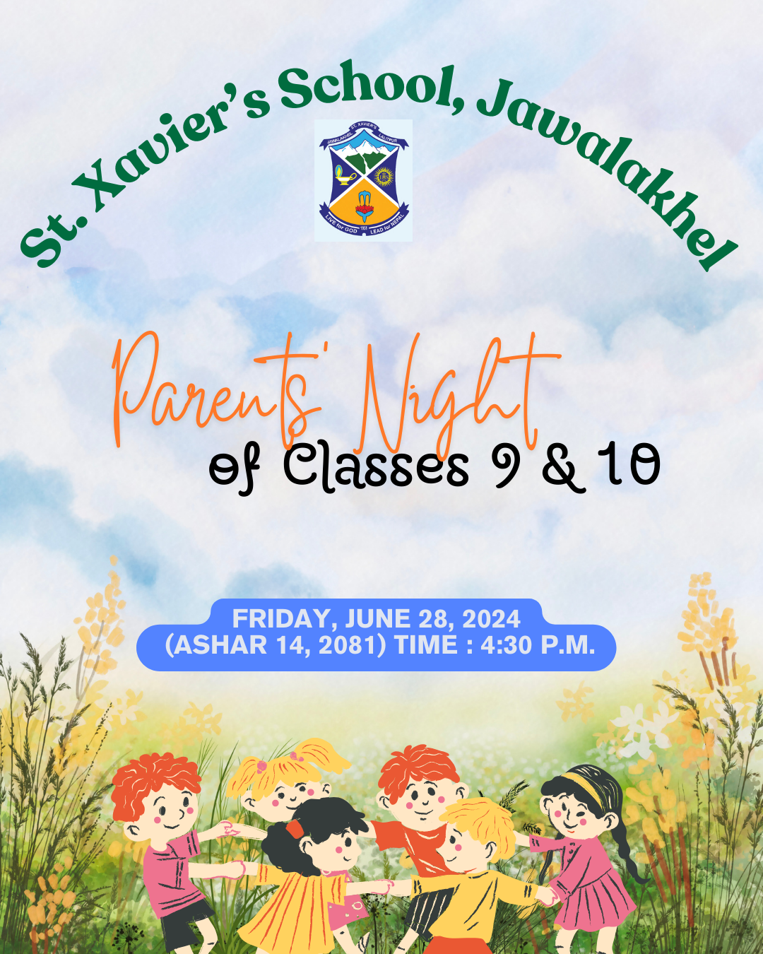Parents' Night of Classes 9 & 10
