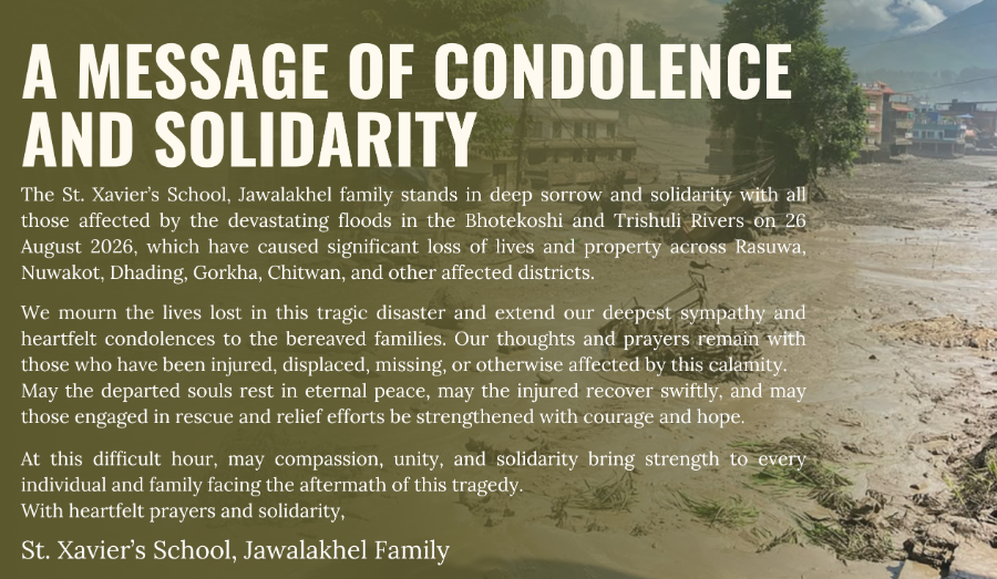 A Message of Condolence and Solidarity