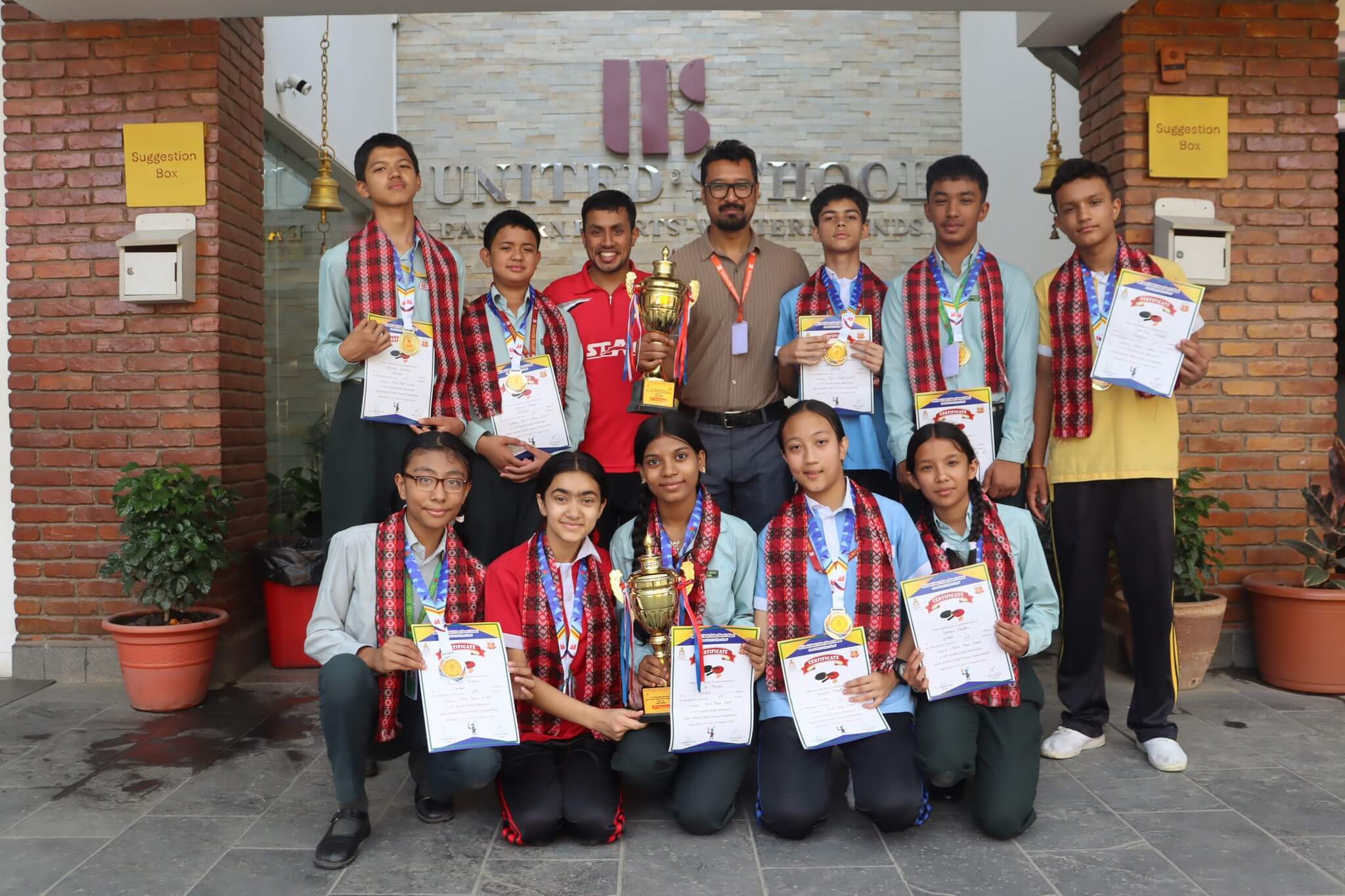 Outstanding Talent at the Inter-School Table Tennis Competition organized by DAV School