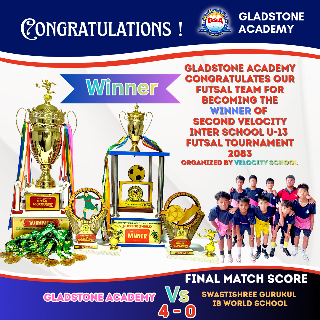 Valley wide inter school under-13 Futsal Championship Winner
