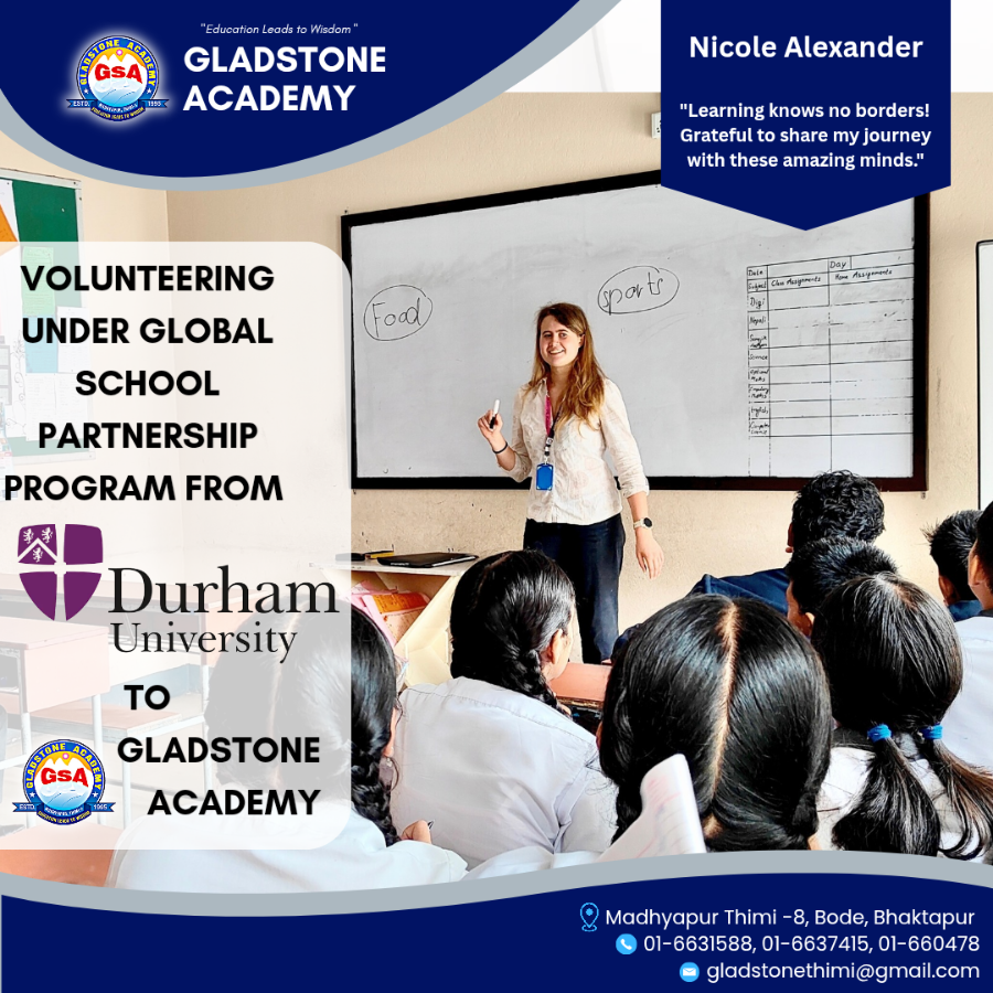 Volunteer from Durham University