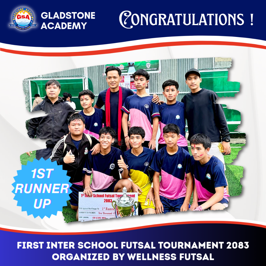 Futsal Tournament First Runner Up winner