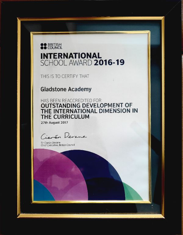 Internatitional Schools Award Winner