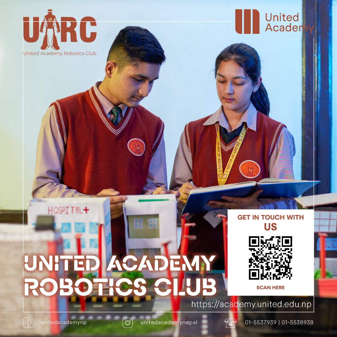 United Academy Robotics Club (UARC) at the Best Science College of Nepal.