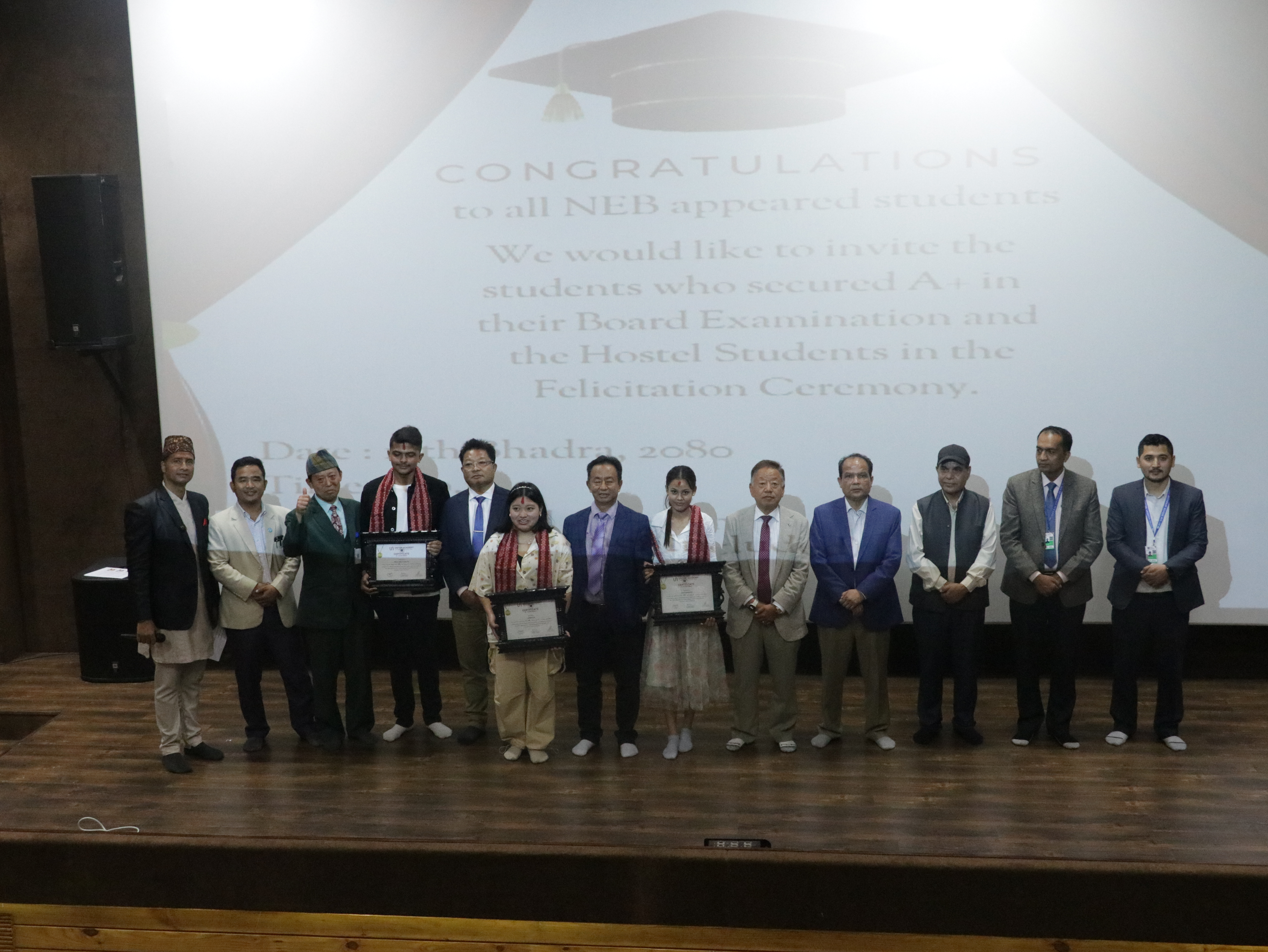 Celebrating Excellence at the Best College of Kathmandu: United Academy's A+ Scorers
