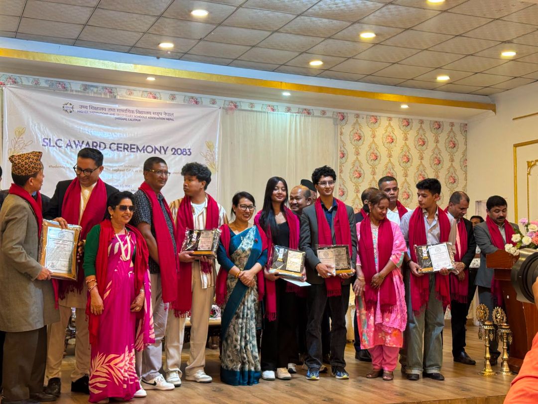 United Academy is Honored by HISSAN Lalitpur for Nepal's Highest GPA