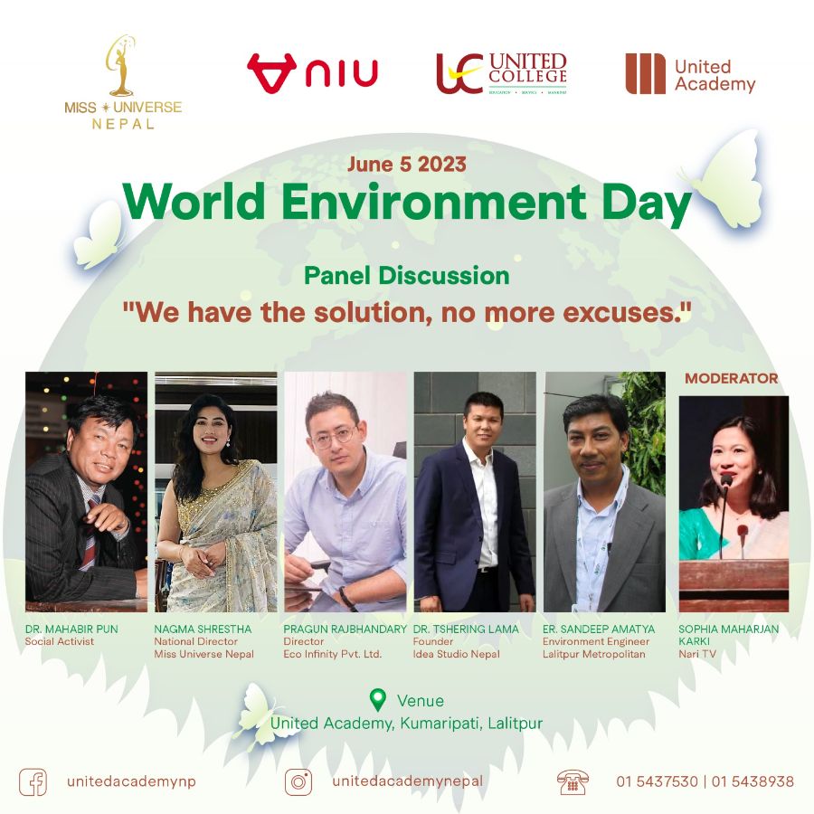 Embracing Sustainability: A Fruitful Day of Clean-up, Panel Discussion, and Tree Plantation at United Academy And College