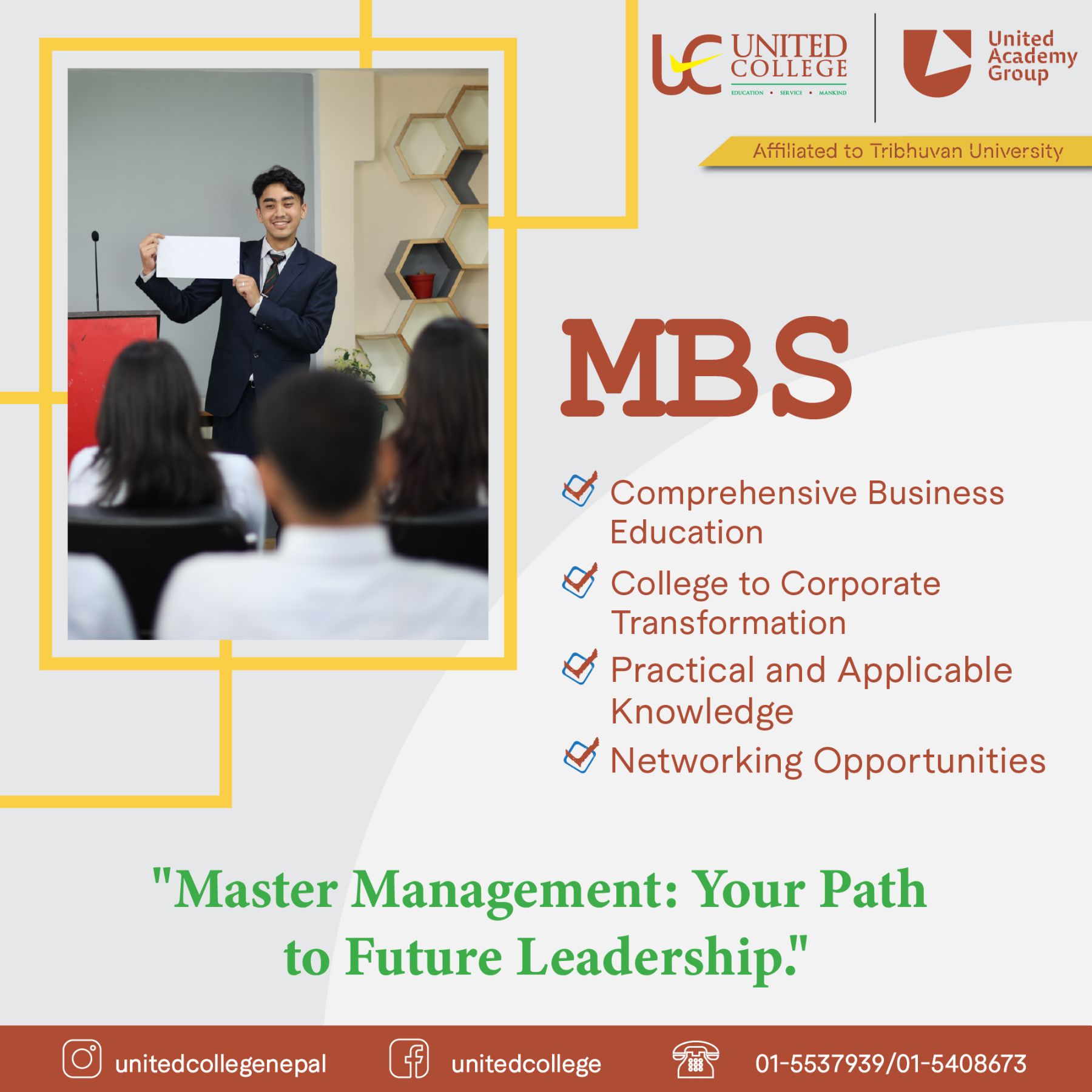 Admission Open for MBS