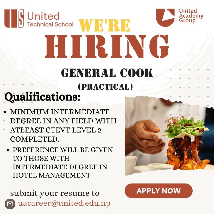 Vacancy Announcement !!!
