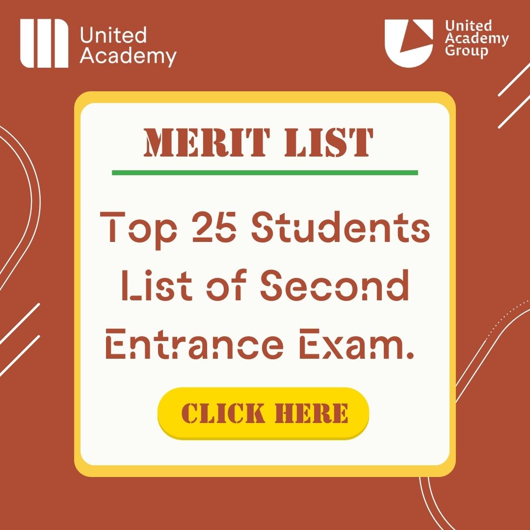 Merit List of Second Entrance Exam