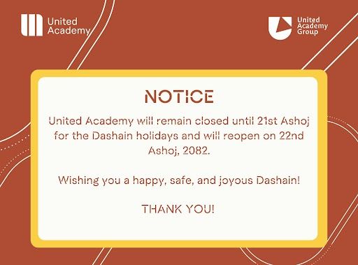 Notice