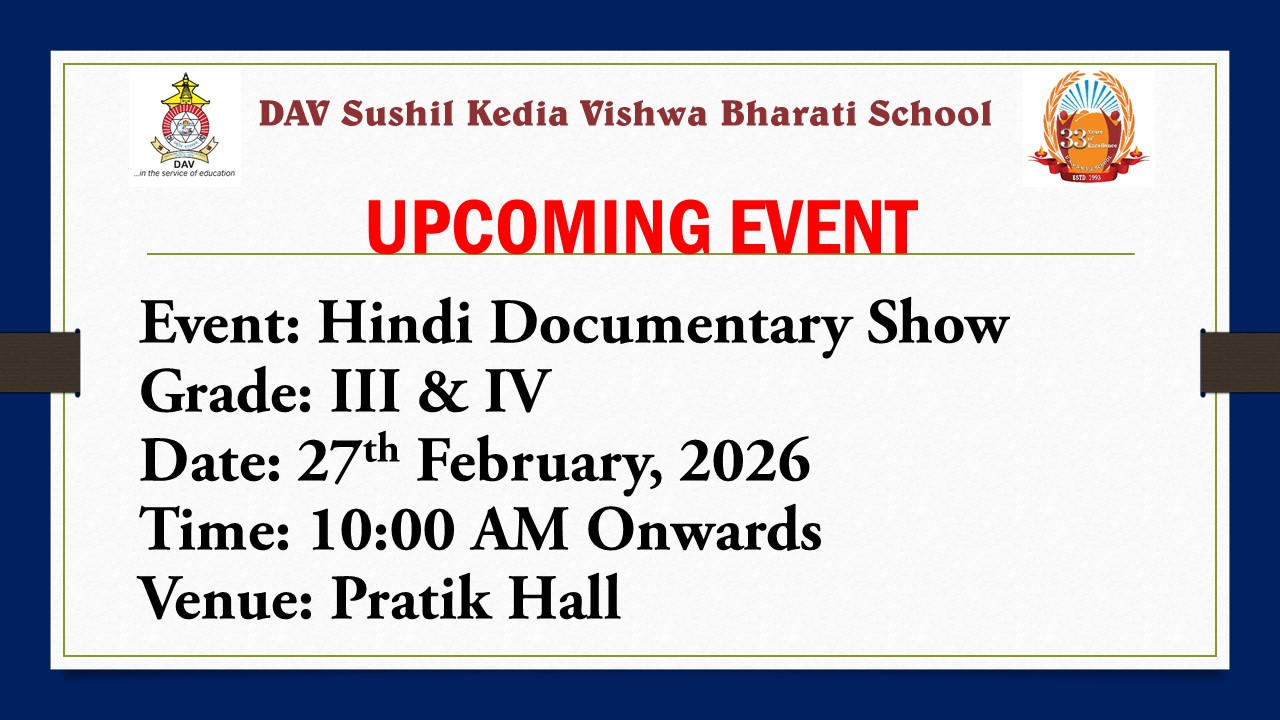 Hindi Documentary Show Grade III and IV 27th February, 2026