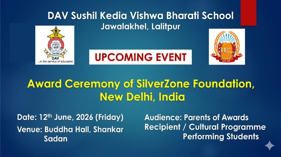 Award Ceremony of Silver Zone  foundation, New Delhi