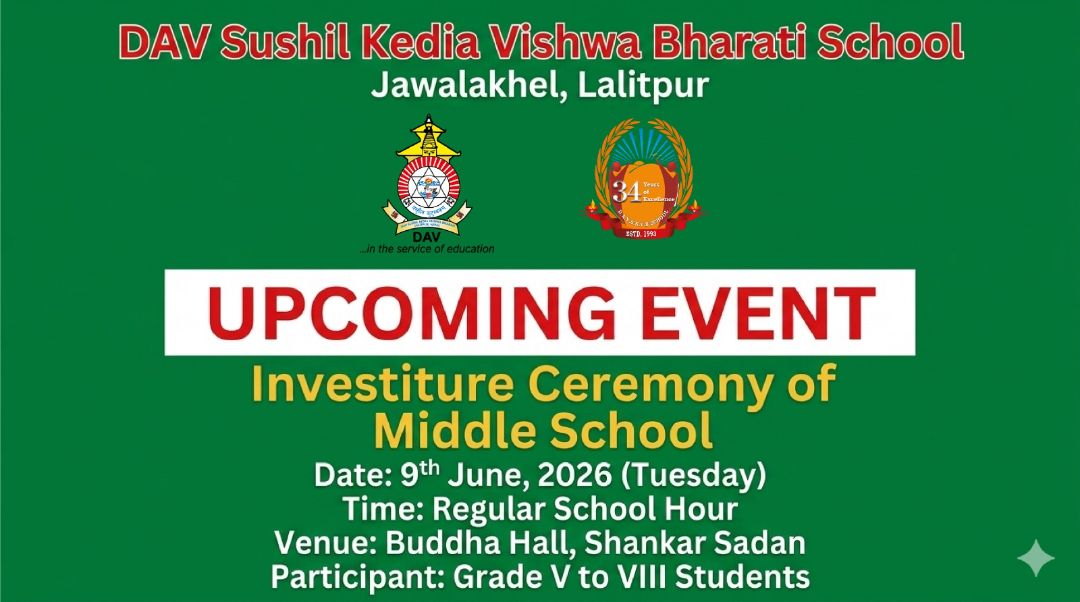 Investiture Ceremony of middle School