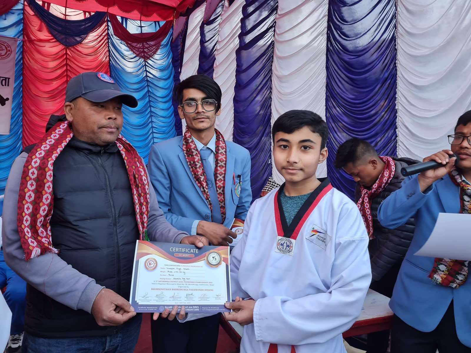 DEEPTA SINGH KHATRI WON THE THIRD POSITION IN DISTRICT LEVEL TAEKWONDO CHAMPIONSHIP, 2022