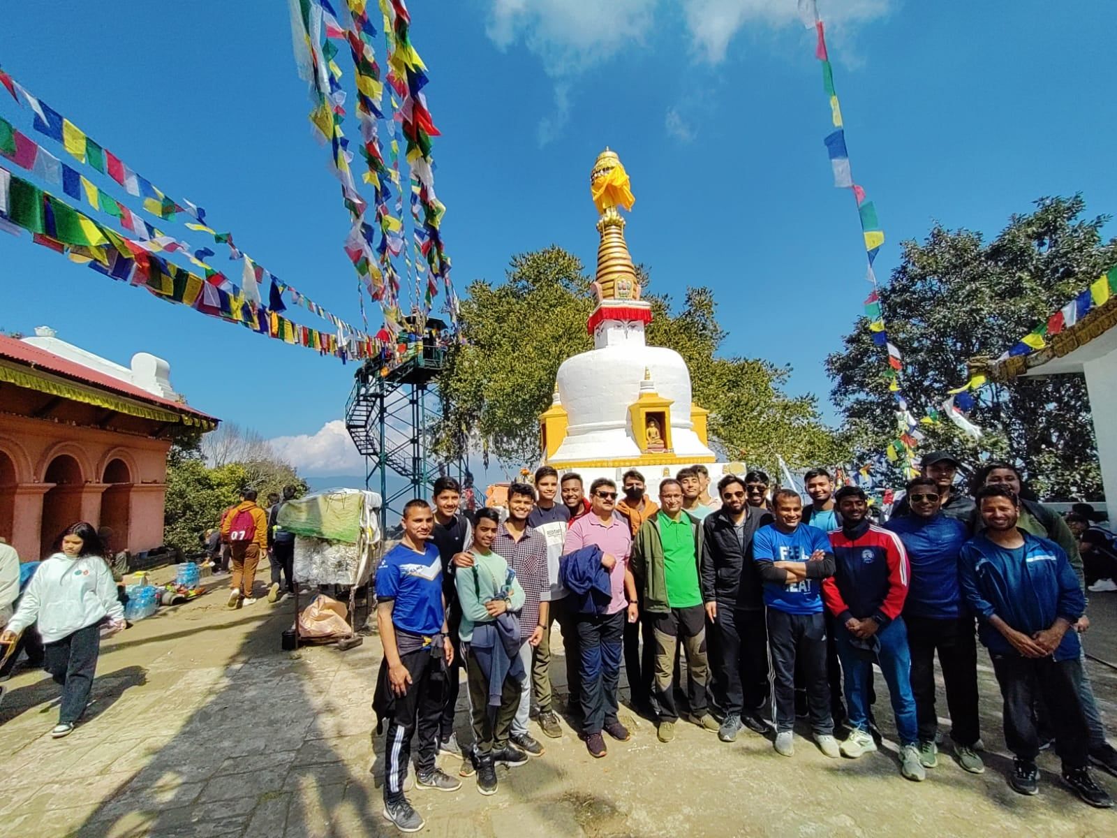 1-DAY NAGARJUNA SHIVAPURI HIKING OF GRADE XI CBSE STUDENTS