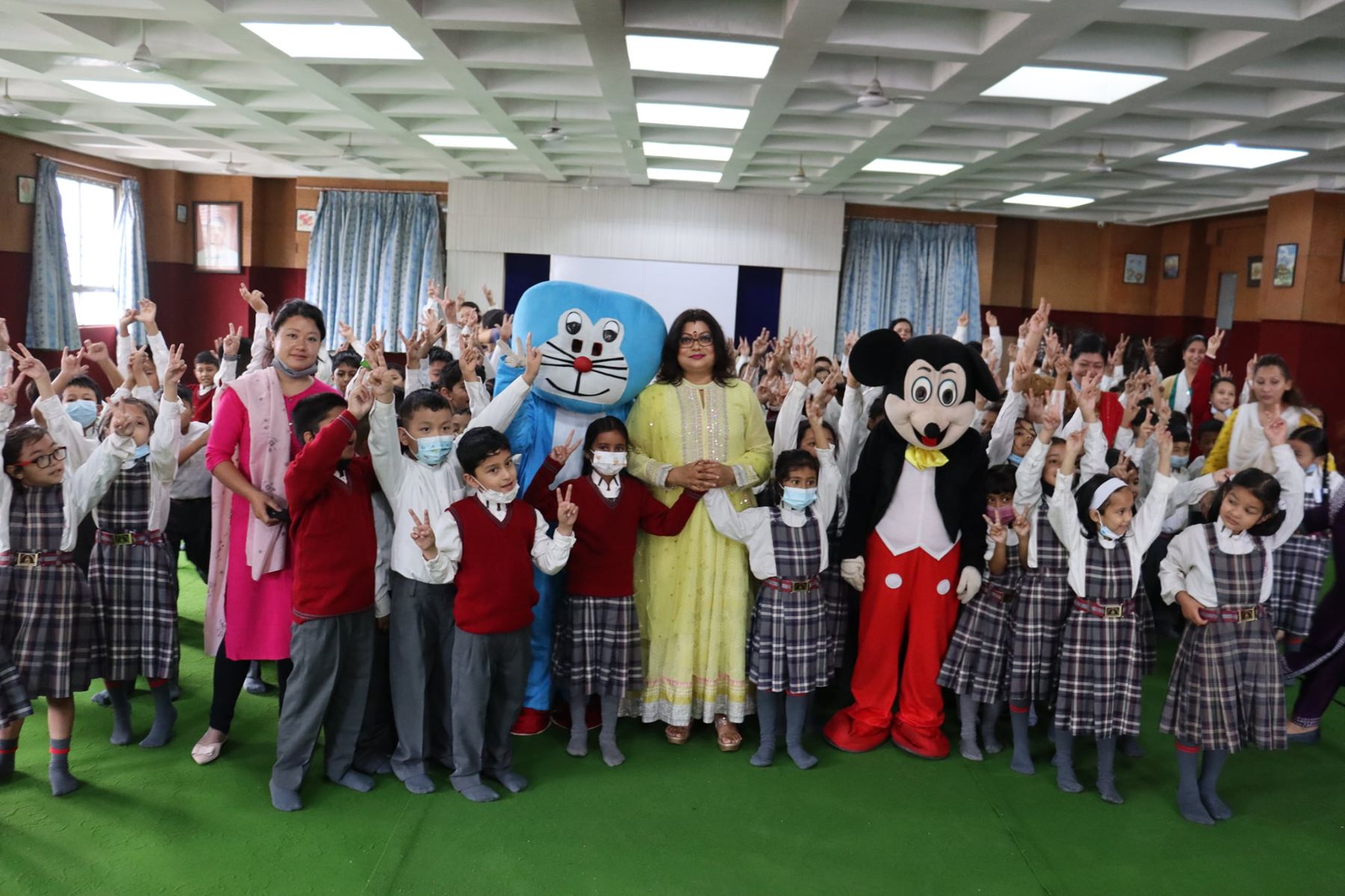 The Primary level students also participated in Dance Fiesta in Pratik Hall