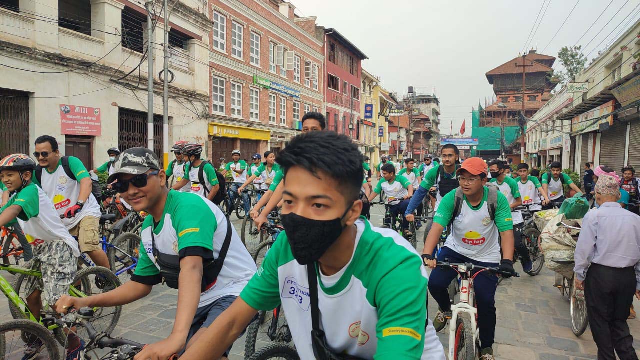 Participation in Cyclothon-2022