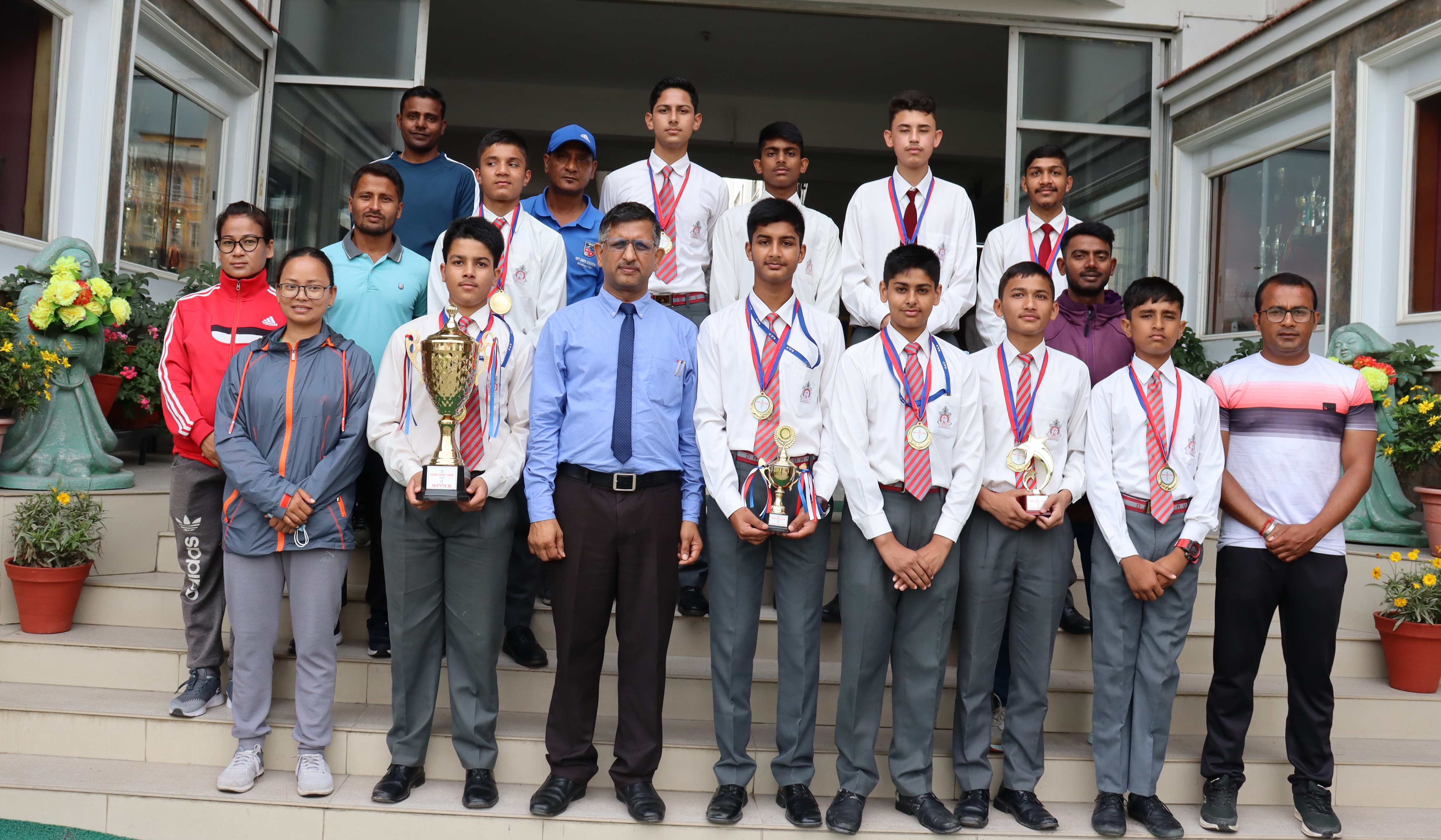 DAV Appeared the Champion of Inter-school Cricket League, 2022