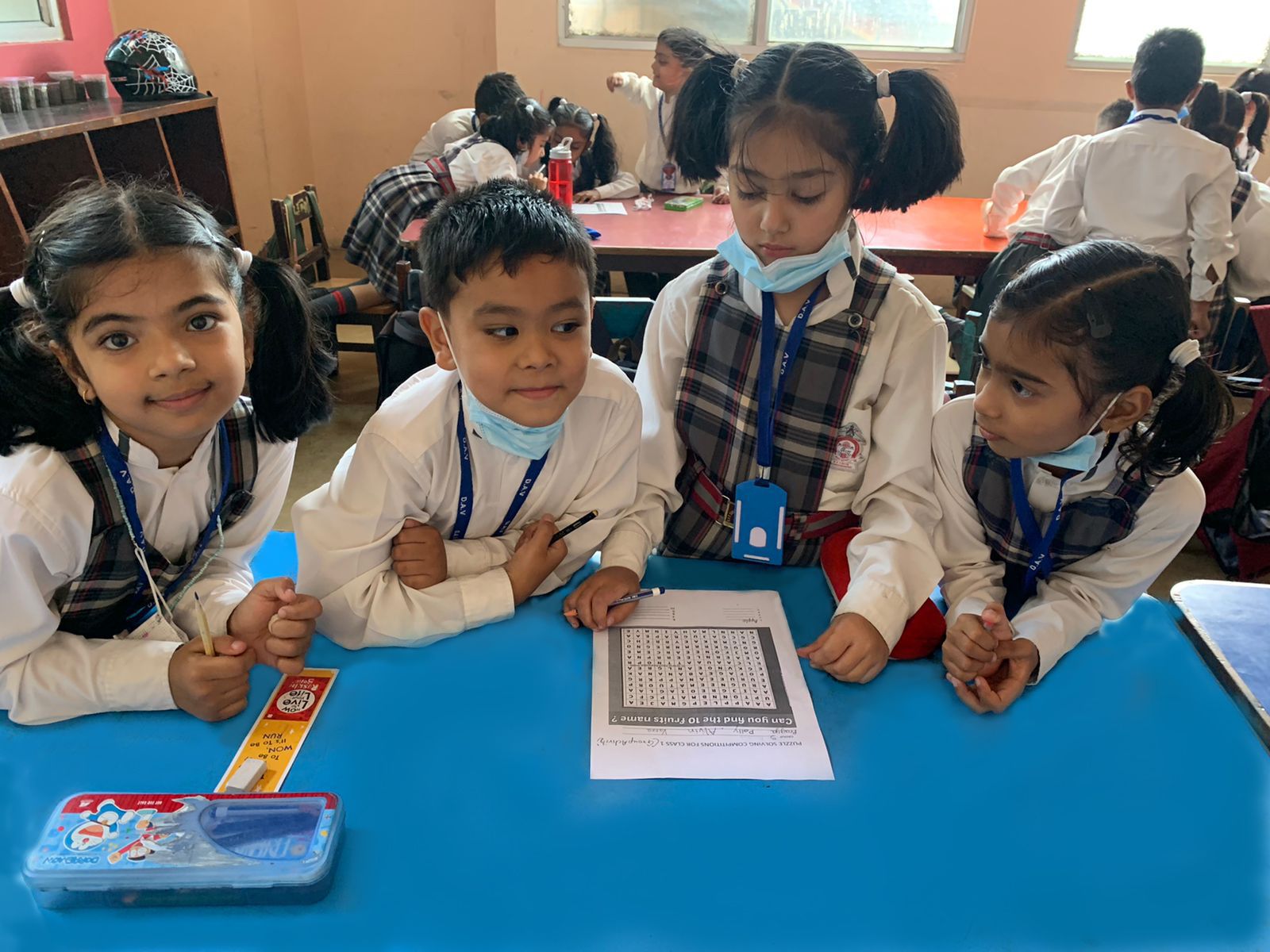 Science Puzzle Solving Competition for Grade I and II students