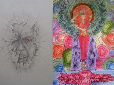 2nd Position in Inter School Art Competition