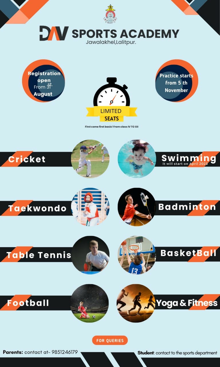 DAV Sports Academy Launches Weekends Sports Activity