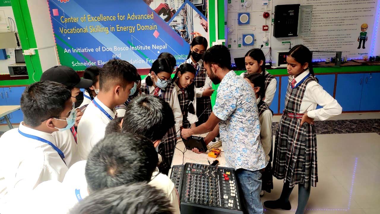 Visit to Vocational Laboratories of Don Bosco Institute, Thecho Lalitpur