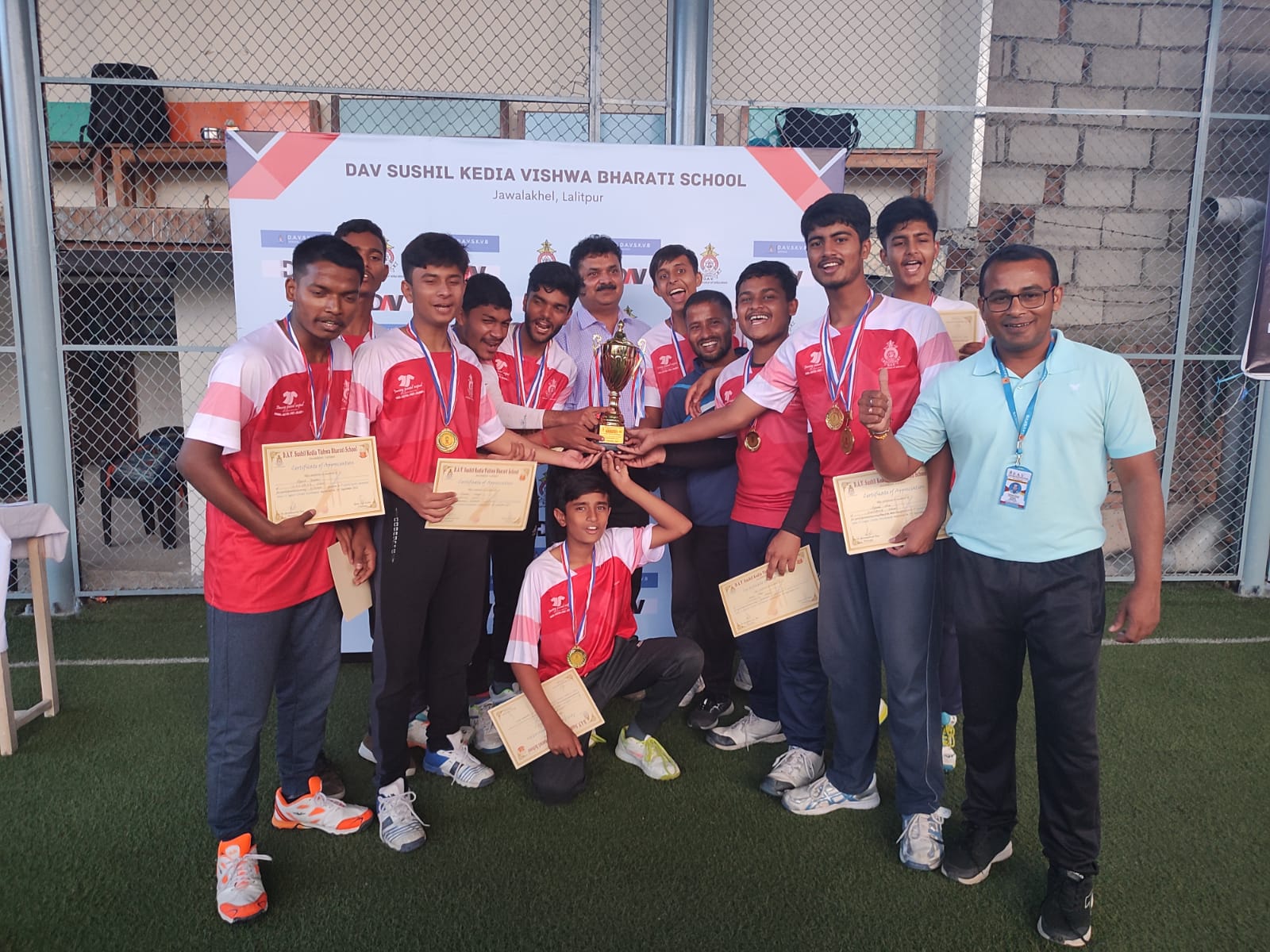 DAV School Won Inter School Indoor Cricket Tournament- 2022