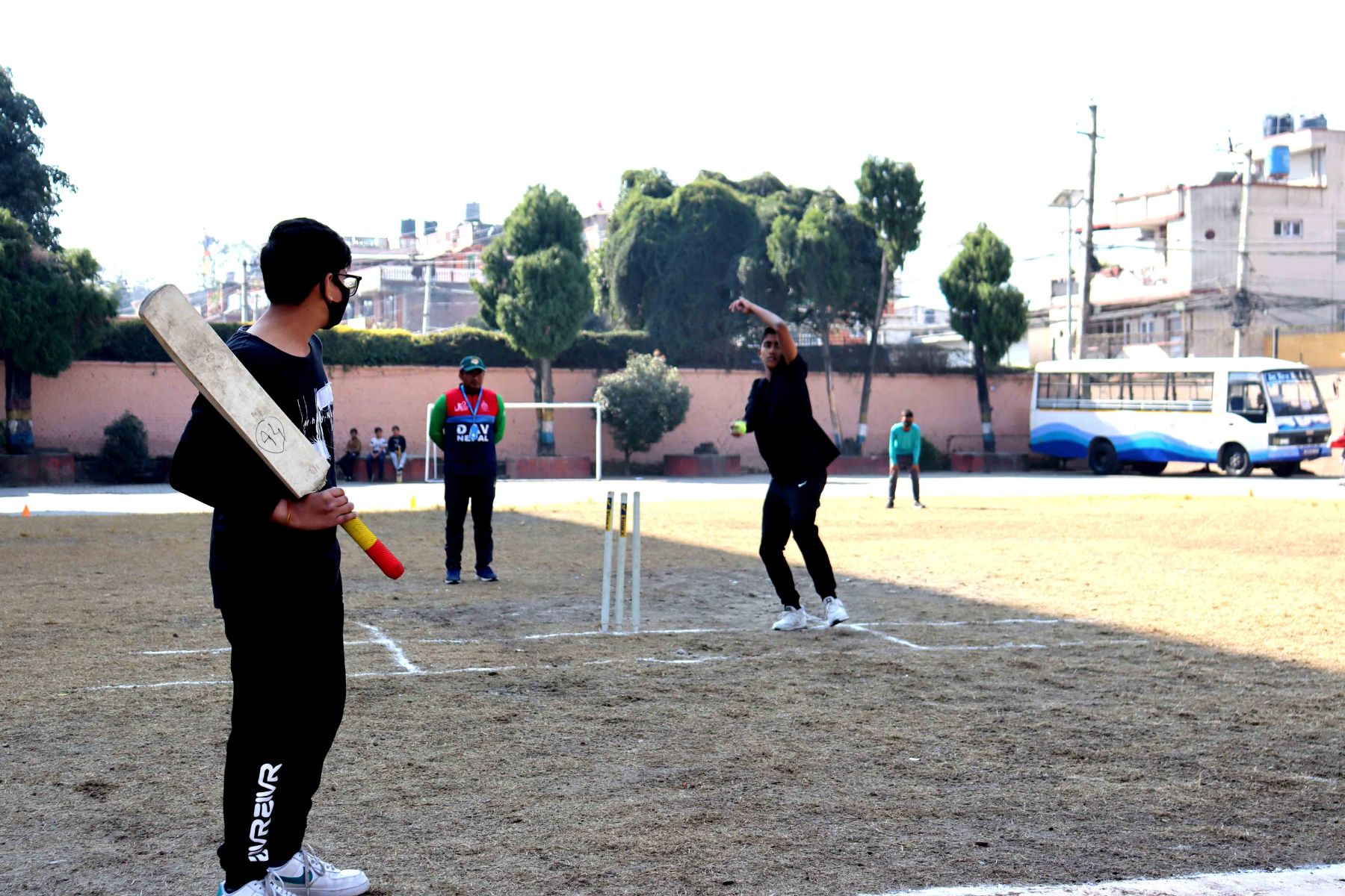 Inter house Cricket Tournament in Senior and Middle School