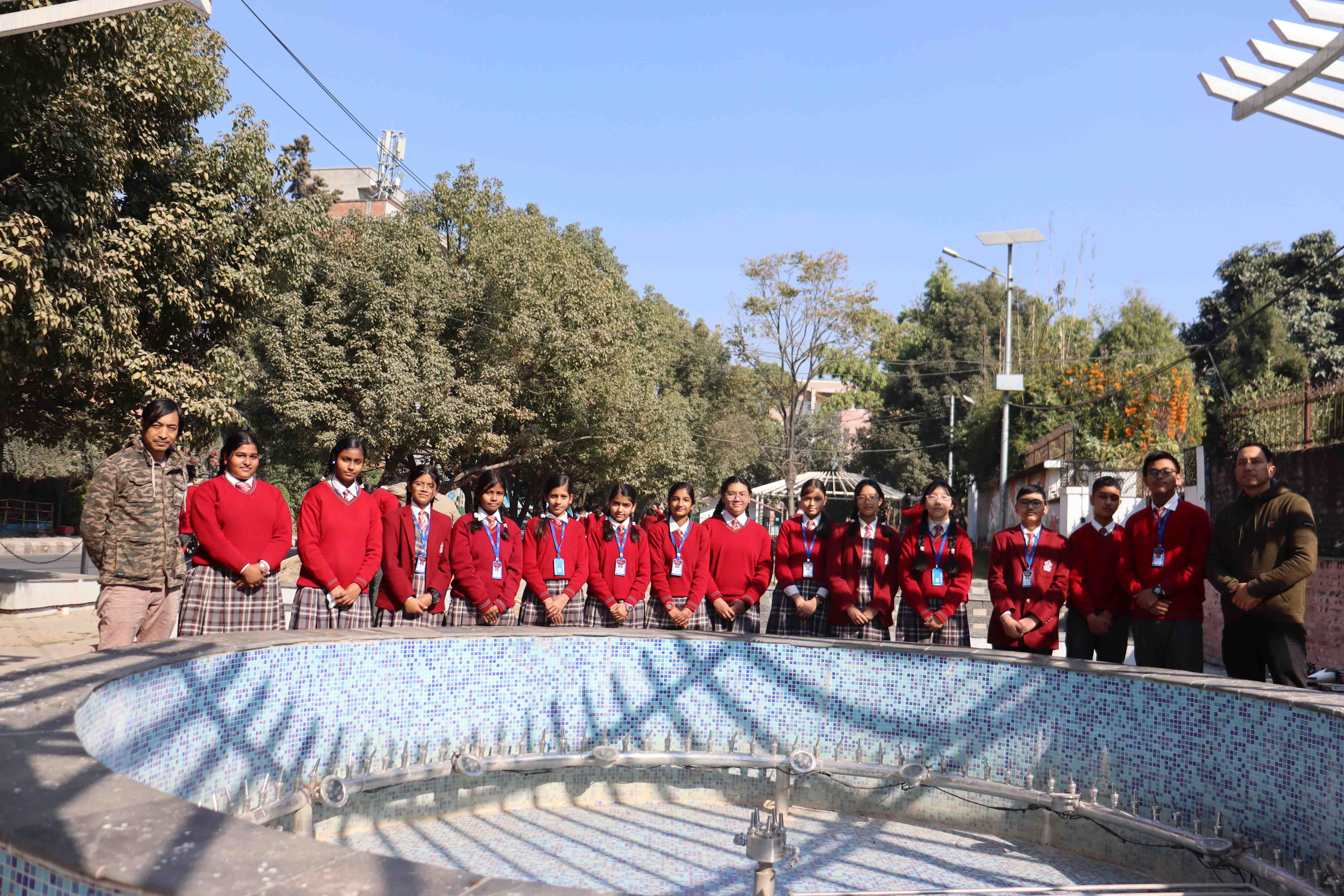 Participation in Landscape Drawing Competition