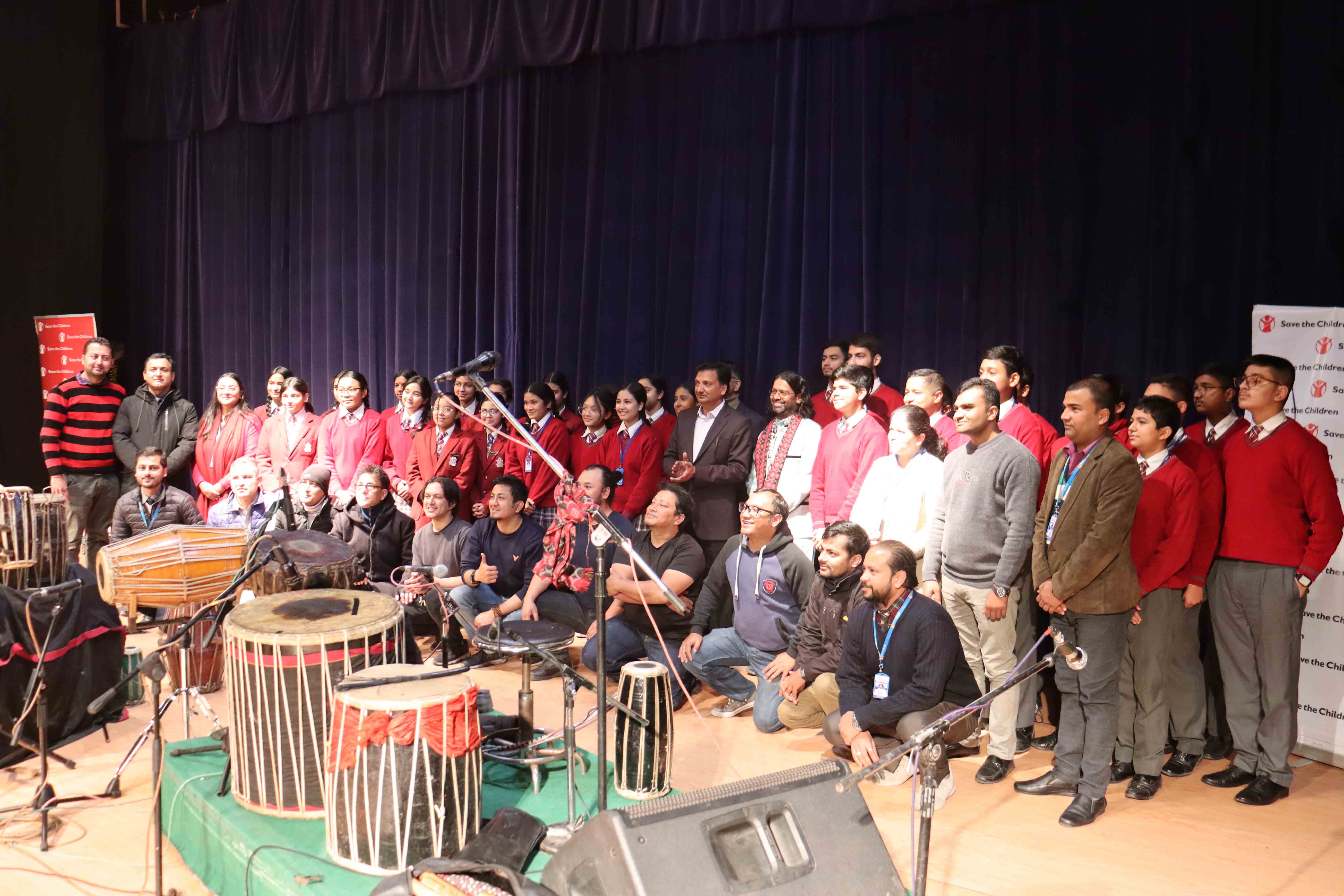 Kutumba with DAV Students