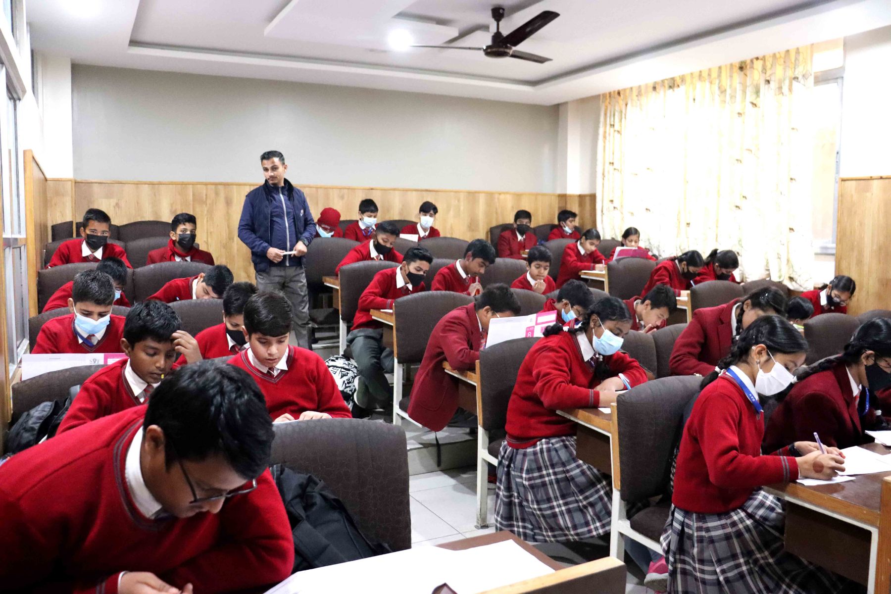 Students from Grade III to XII Participated in International Mathematics Olympiad