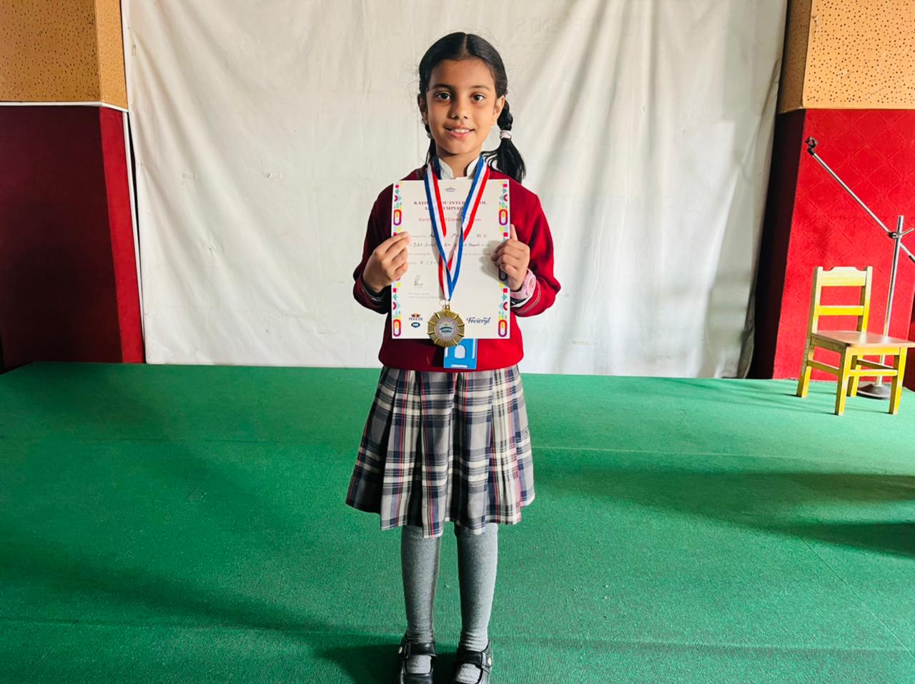 Art Olympiad Achievers Honoured in the Assembly