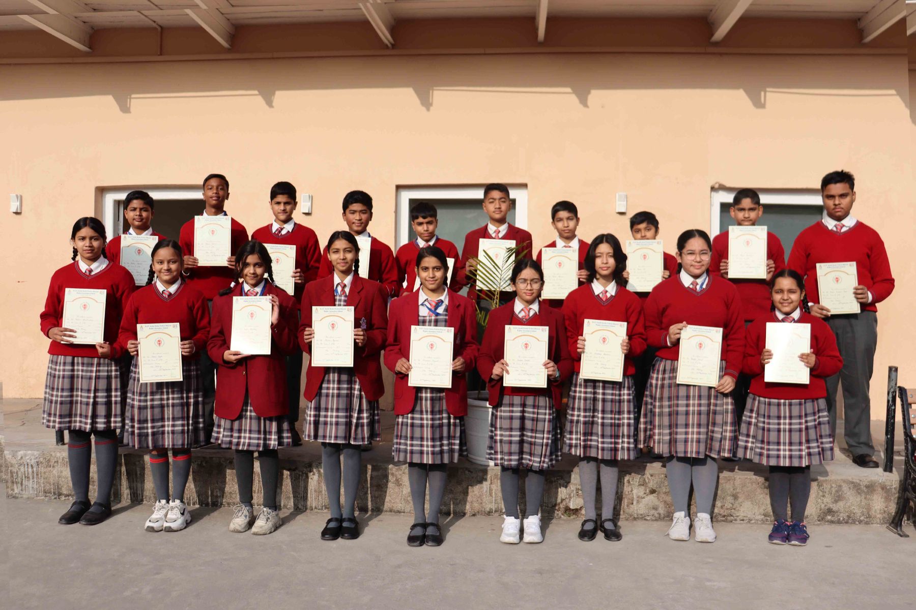 Winners Honoured in the Assembly