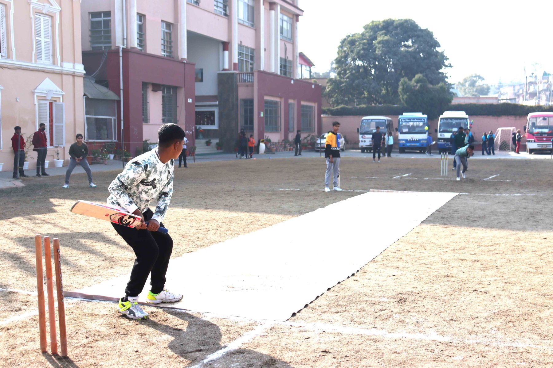 Inter-house Cricket Tournament in Middle School