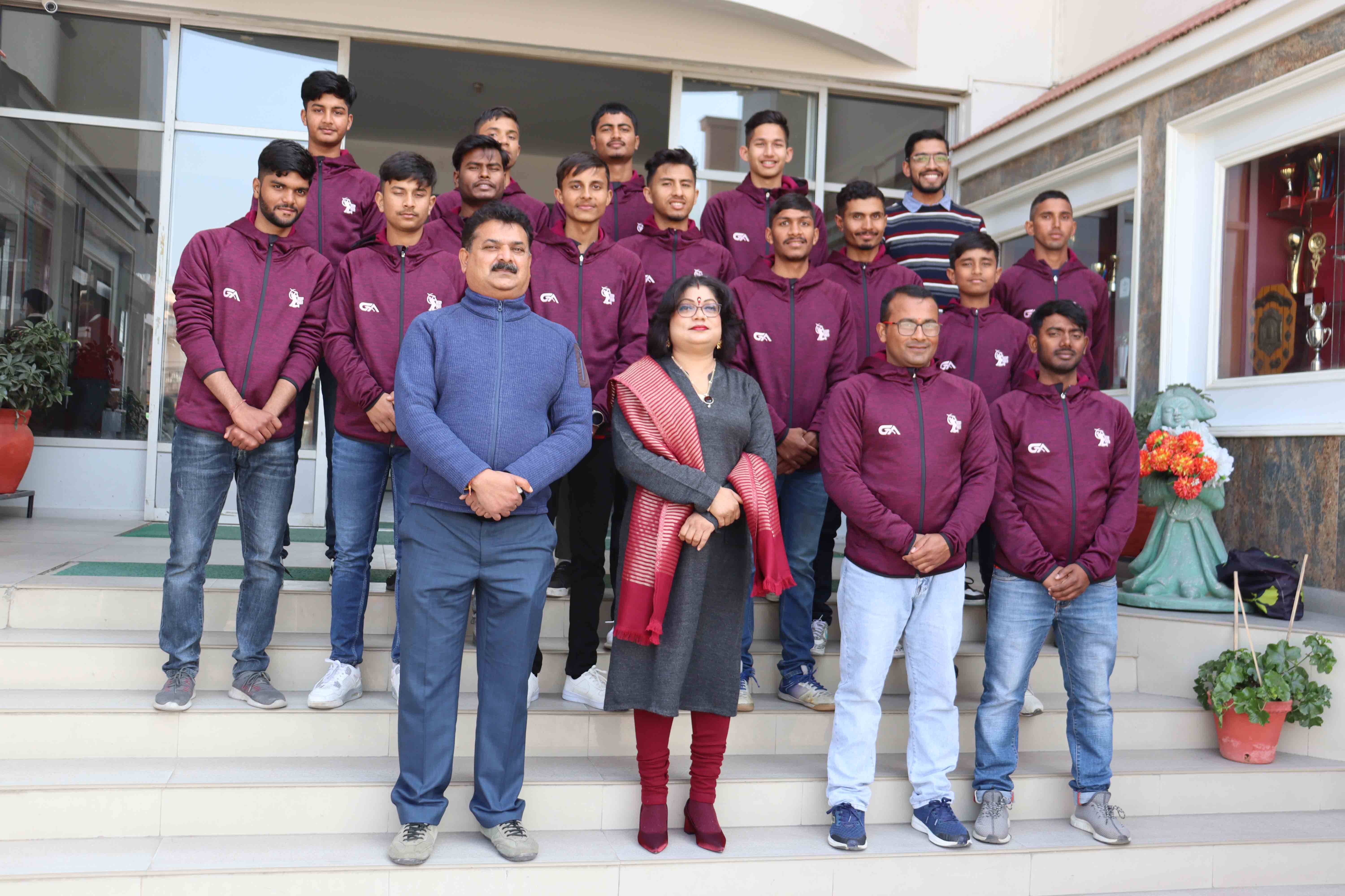 Cricket Team Departed for India Tour