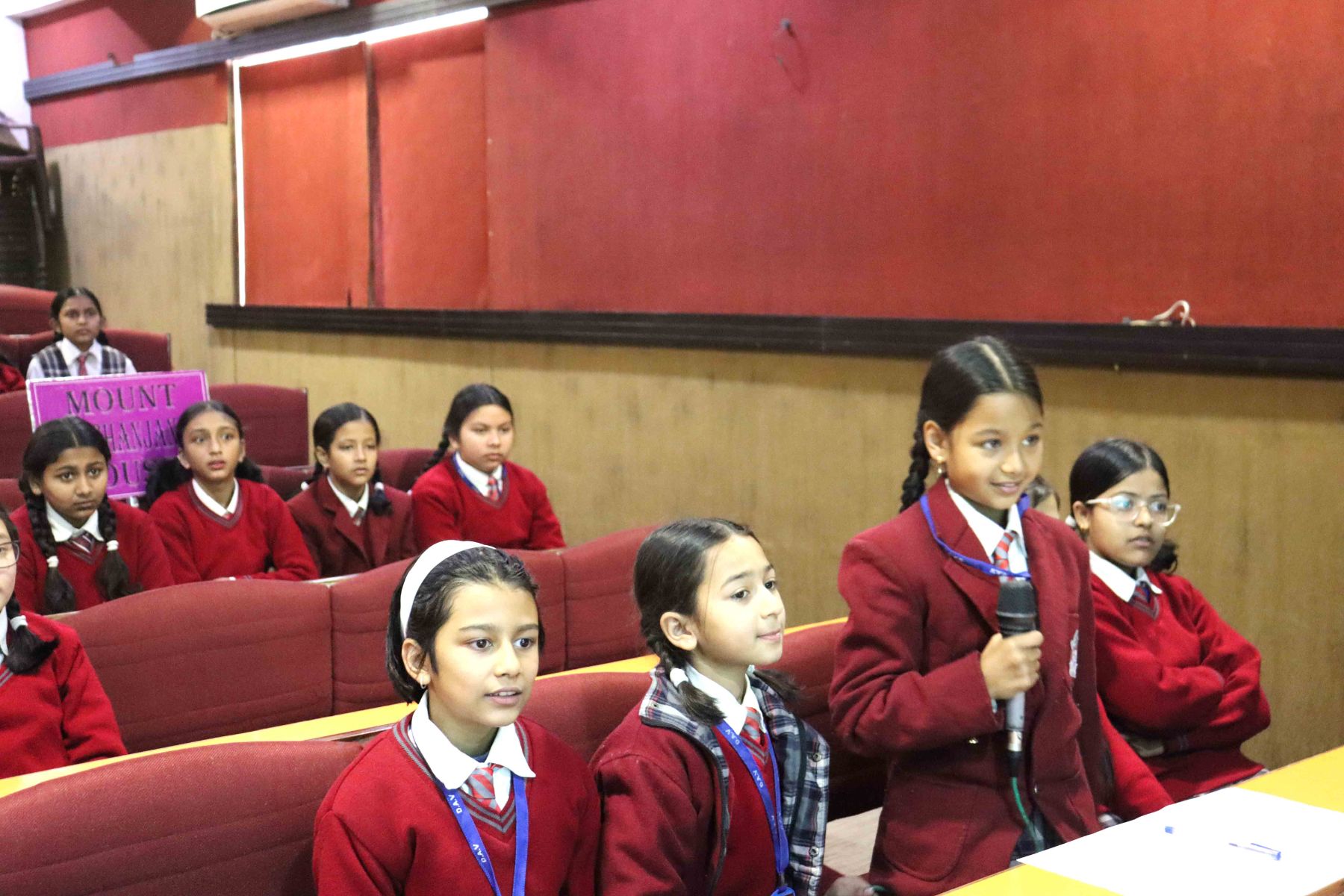 Inter-house Nepali Quiz Contest for Grade V and VI Students