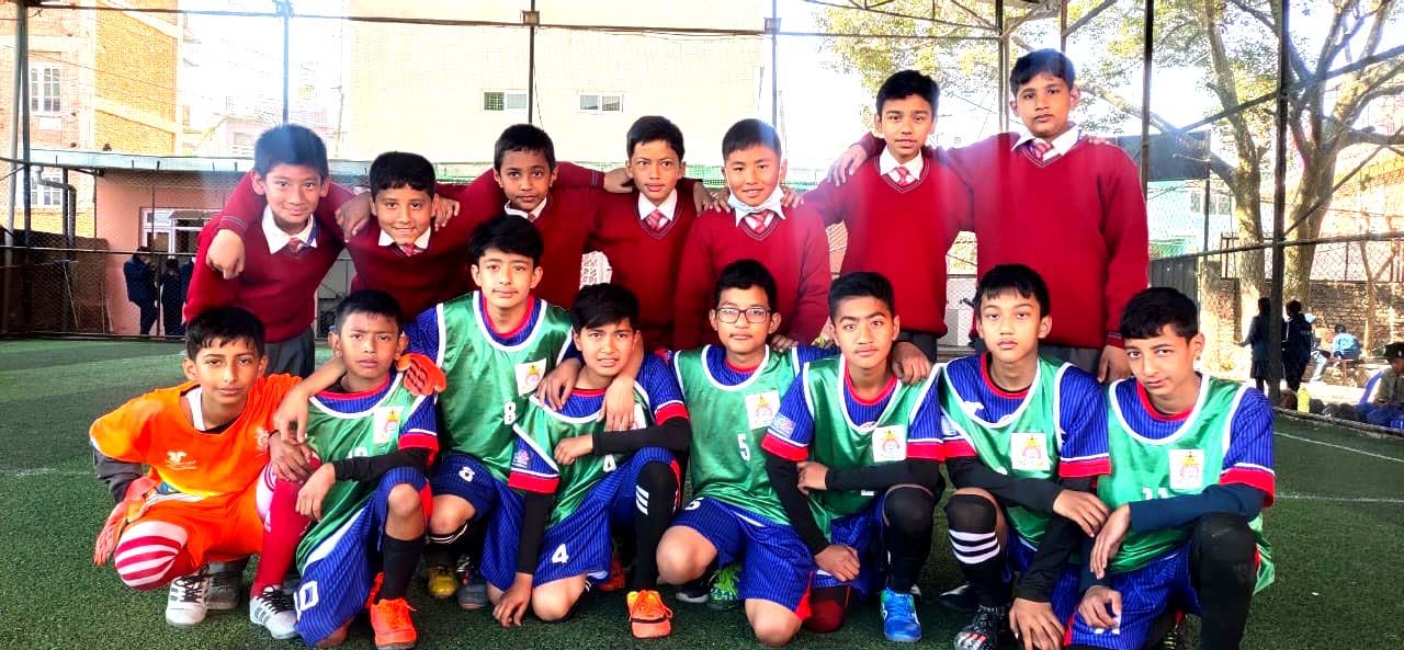 DAV Under-13 Football Team Participated at UG- 7 Interschool Futsal Cup