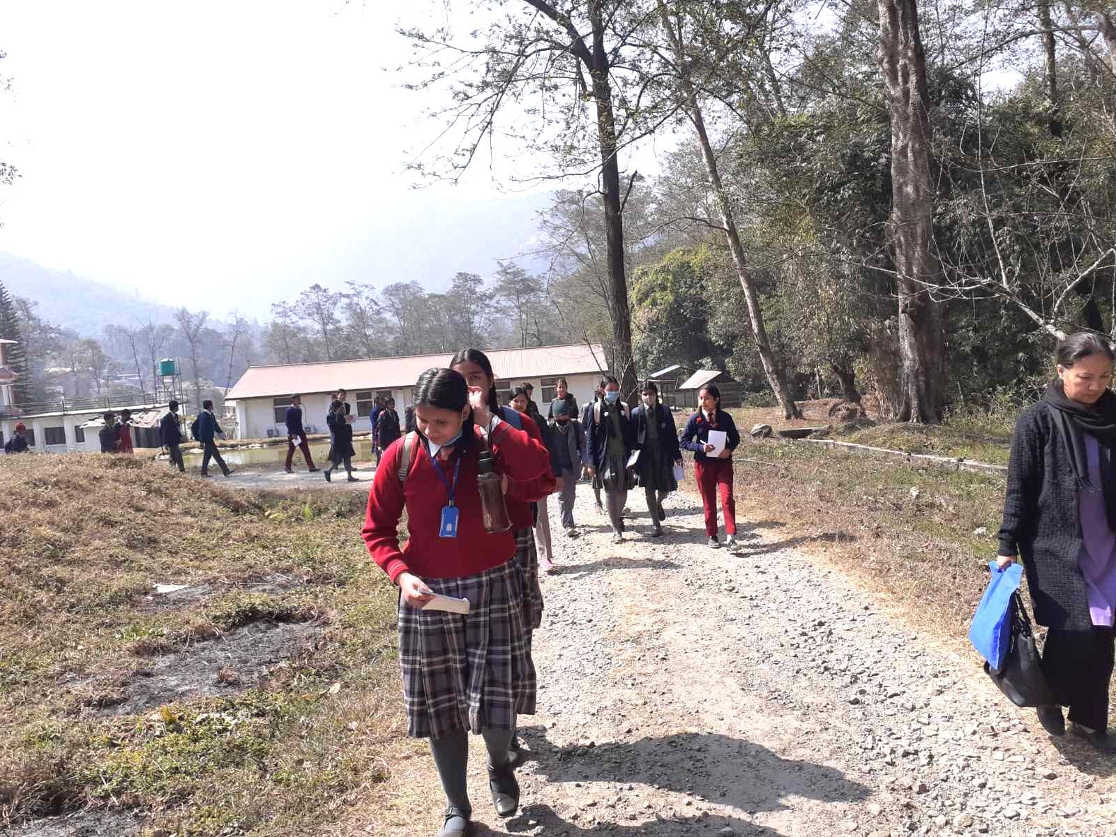 Riya and Upagya Visited National Botanical Garden, Godawari