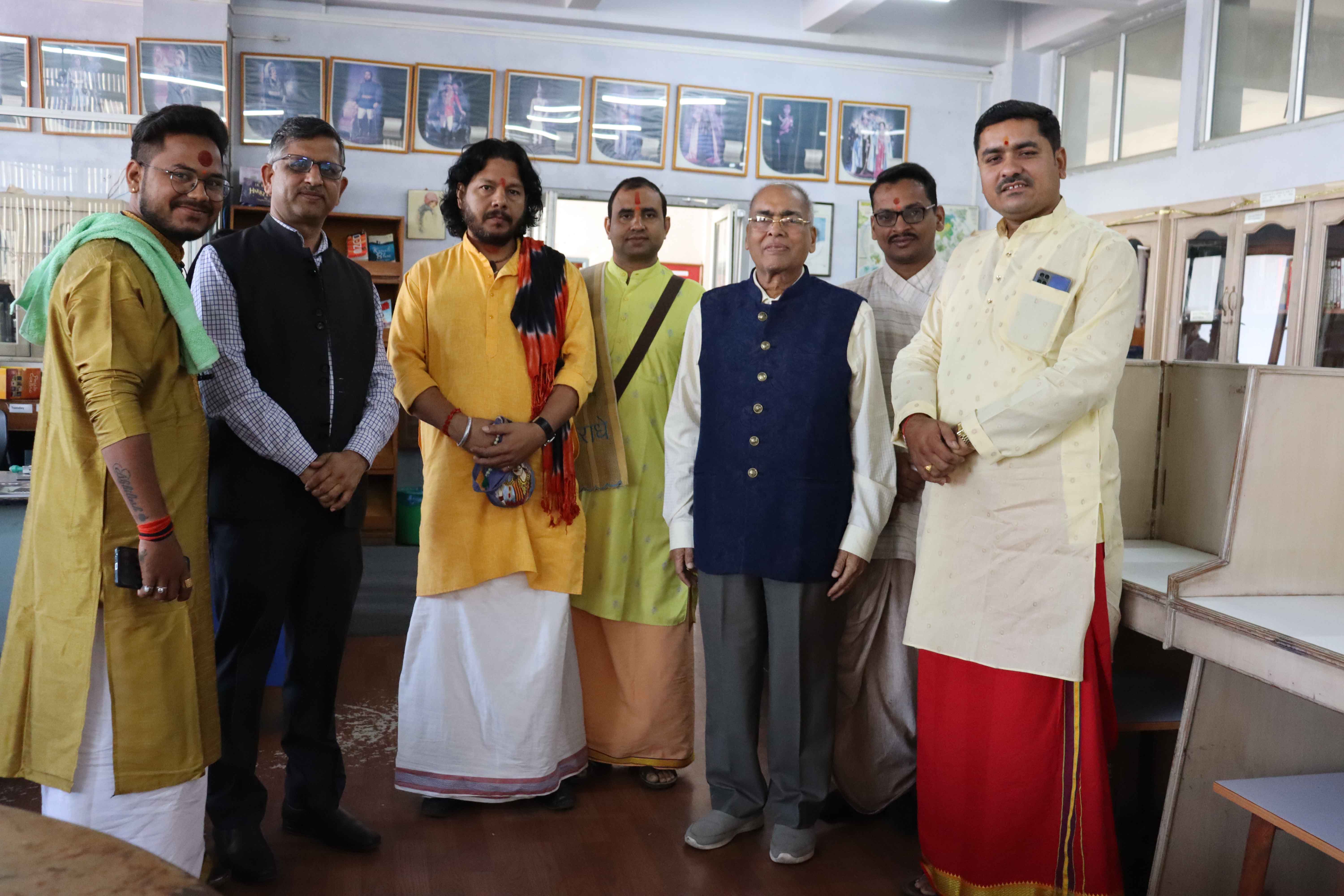 A Team of Spiritual Guide Visited the School