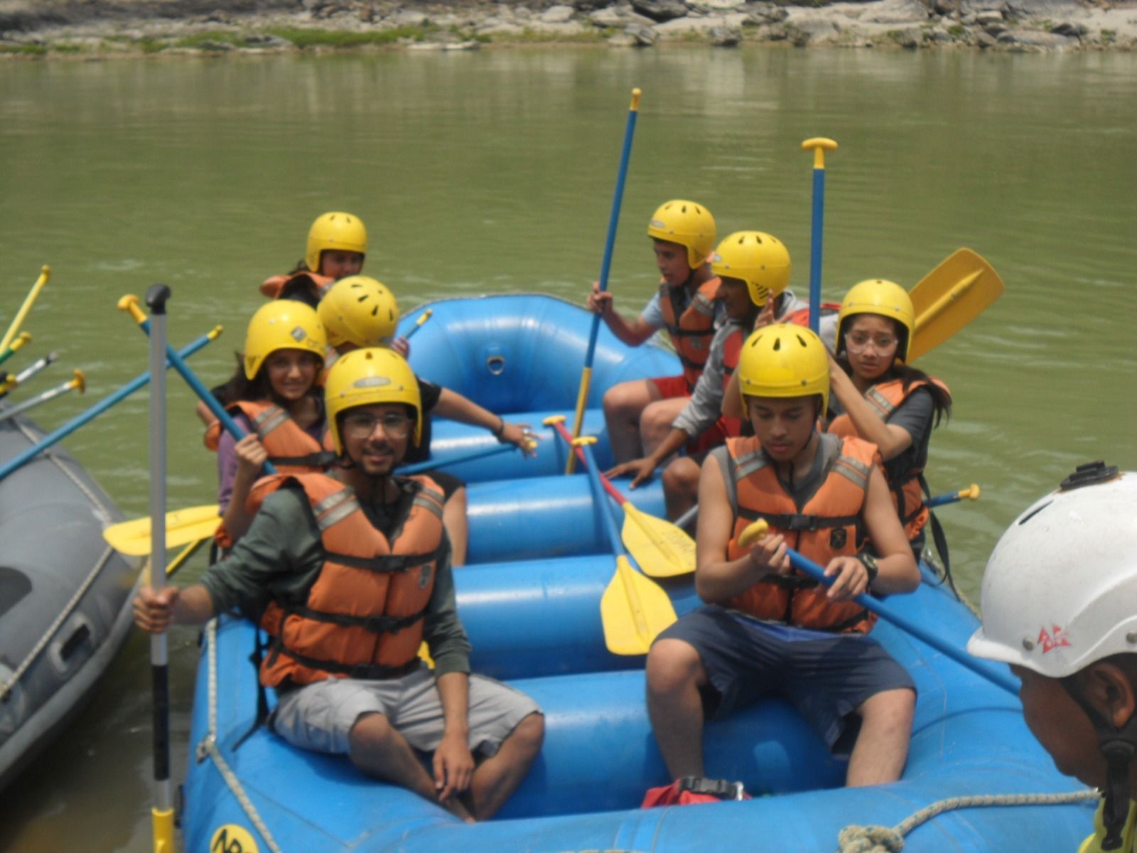 Grade XII Students Embark on Thrilling Trishuli River Rafting Adventure