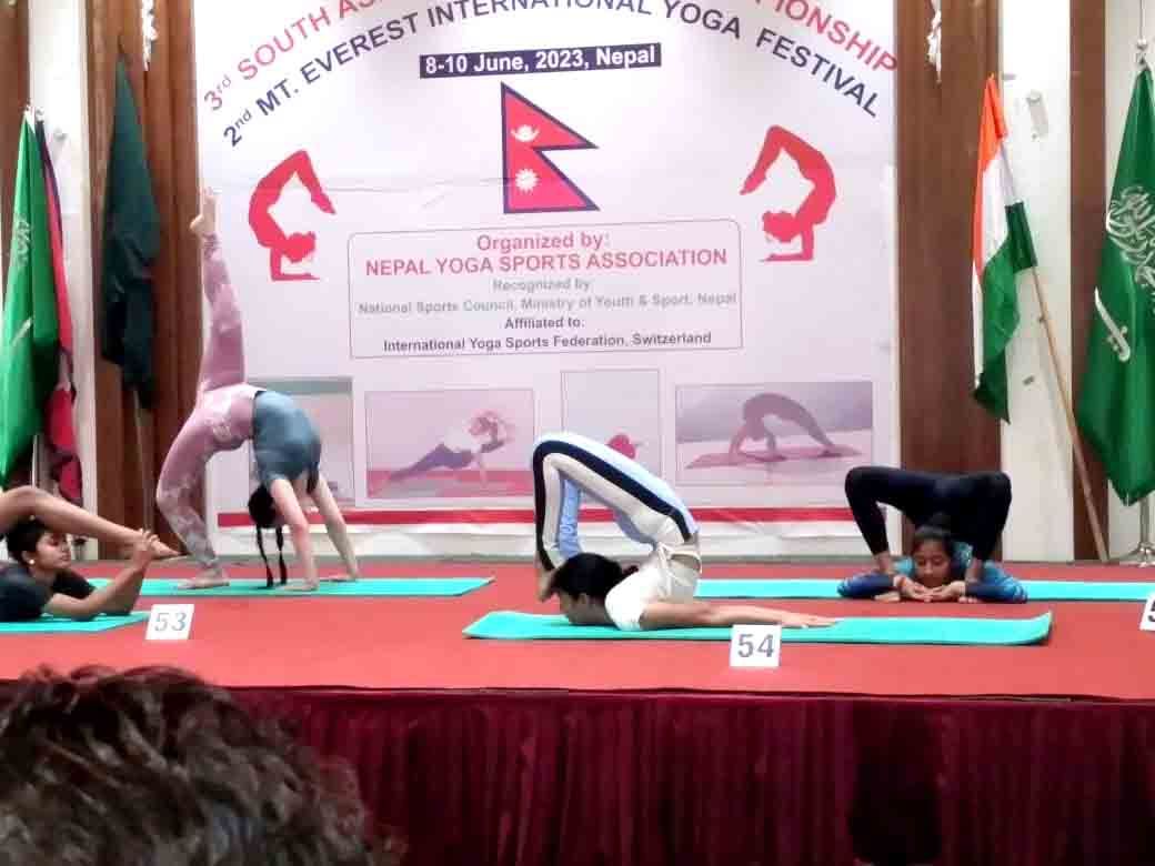 4th Position for Saika in South Asian Yoga Sports Championship