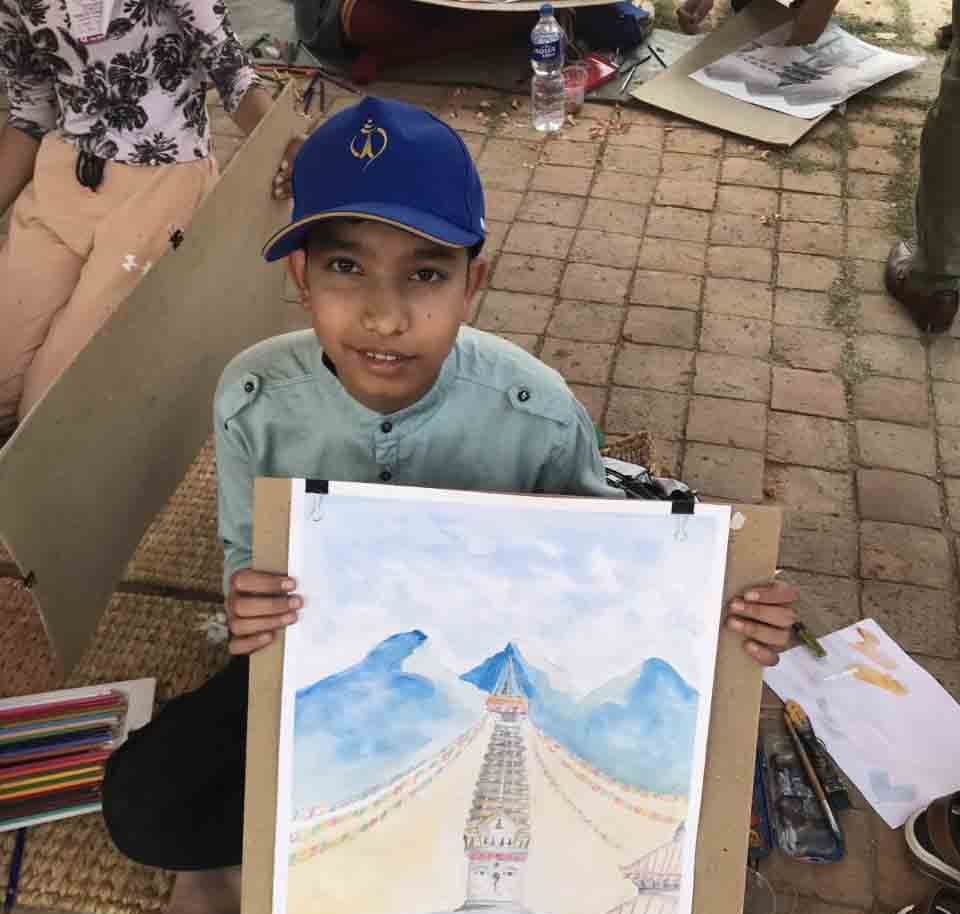 Participation in Painting Competition of Youth Corner Club