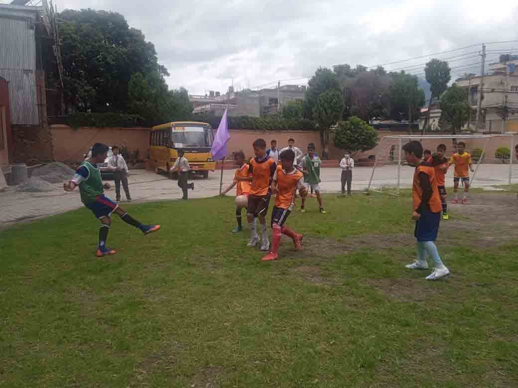 Inter House Football Tournament for Grade VIII Boys