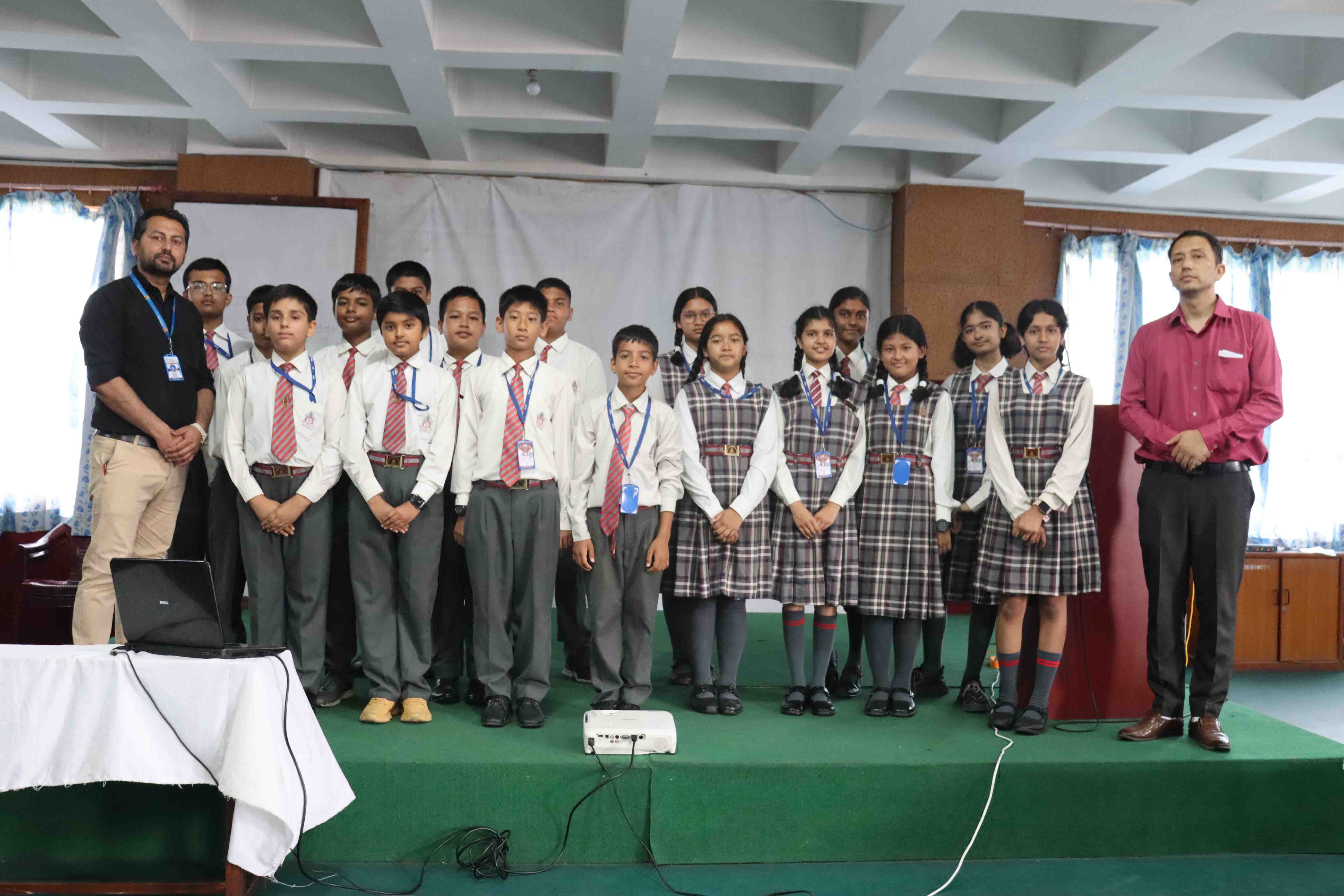 Inter-house Maths Quiz Contest for Grade VII and VIII Students