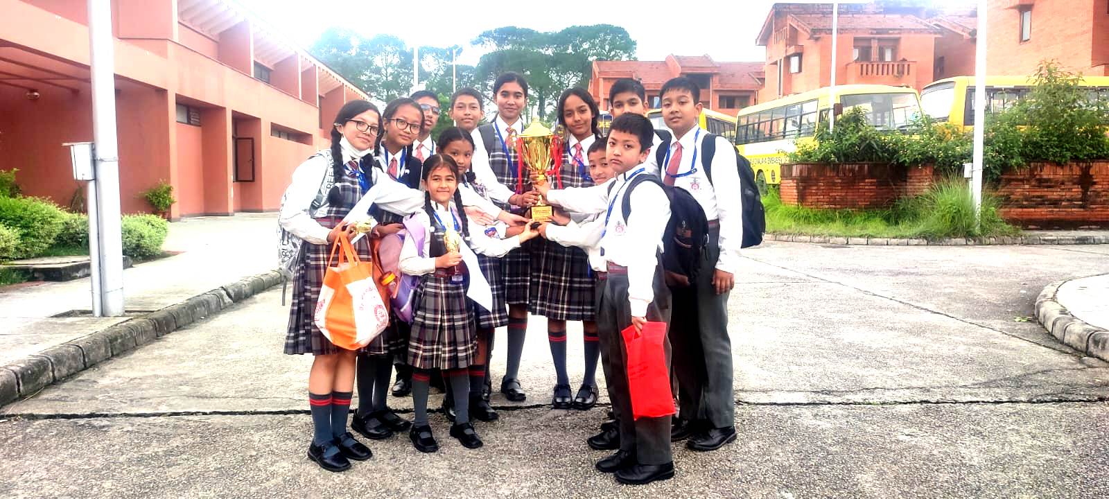 DAV Team Won the First Position in Interschool Painting Competition