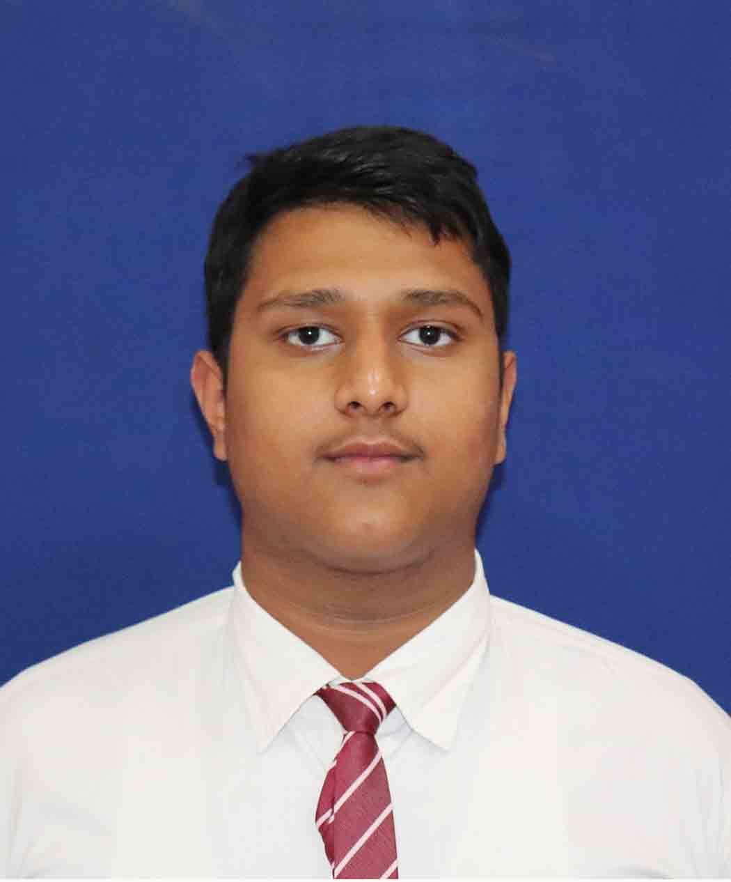 Second Position for Shubh in Inter School Poem Recitation