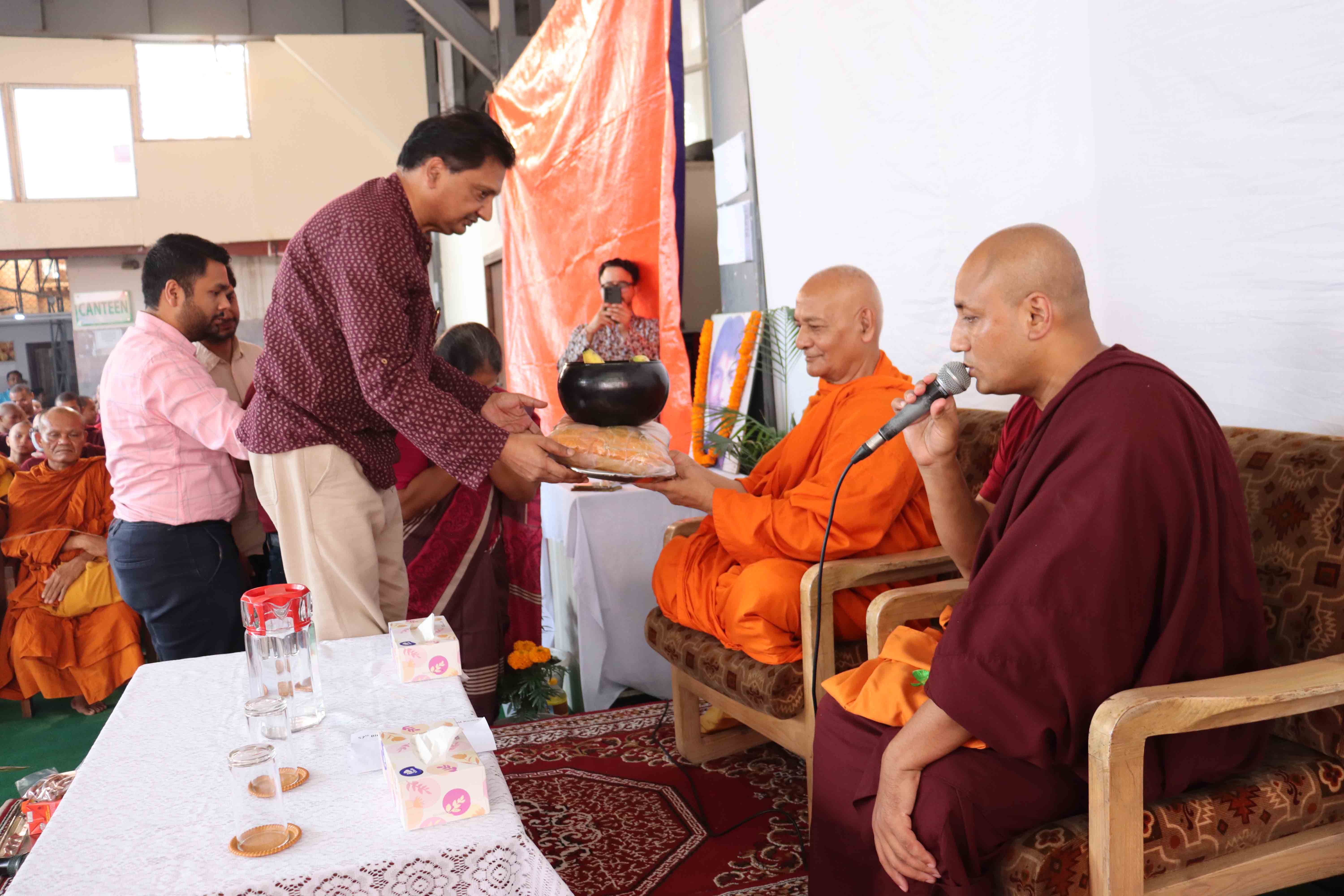 Sangha Dan and Dhamma Deshana